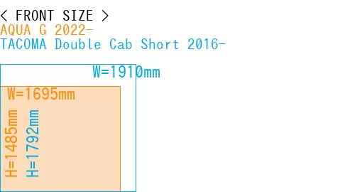 #AQUA G 2022- + TACOMA Double Cab Short 2016-